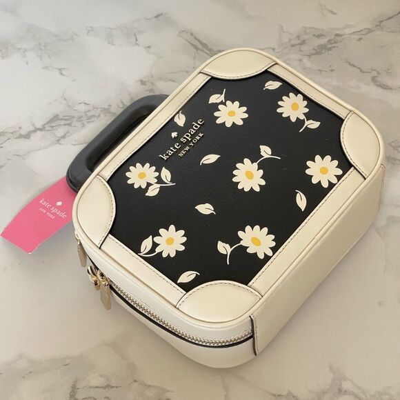 NEW Kate spade travel bicolor daisy printed lunchbox handbag satchel - Picture 8 of 14